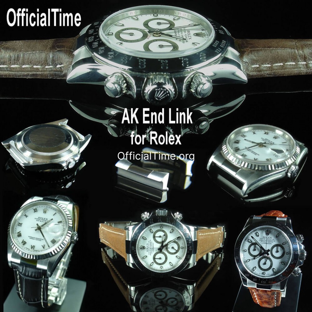 Genuine online leather rolex